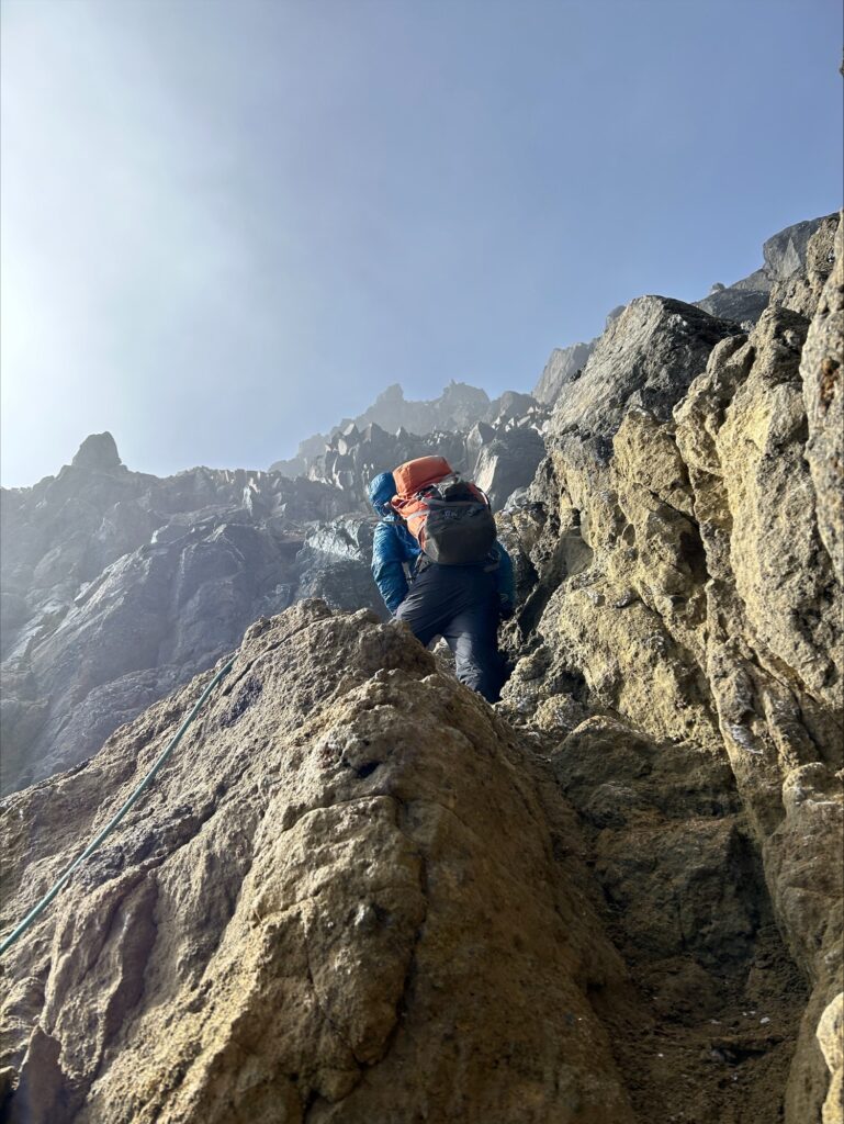 The team summited Iliniza Norte! Unable to take a team photo as the summit platform itself is about 8 inches in diameter.