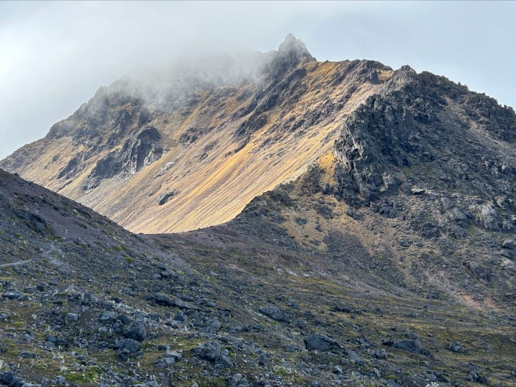 The team summited Iliniza Norte! Unable to take a team photo as the summit platform itself is about 8 inches in diameter.