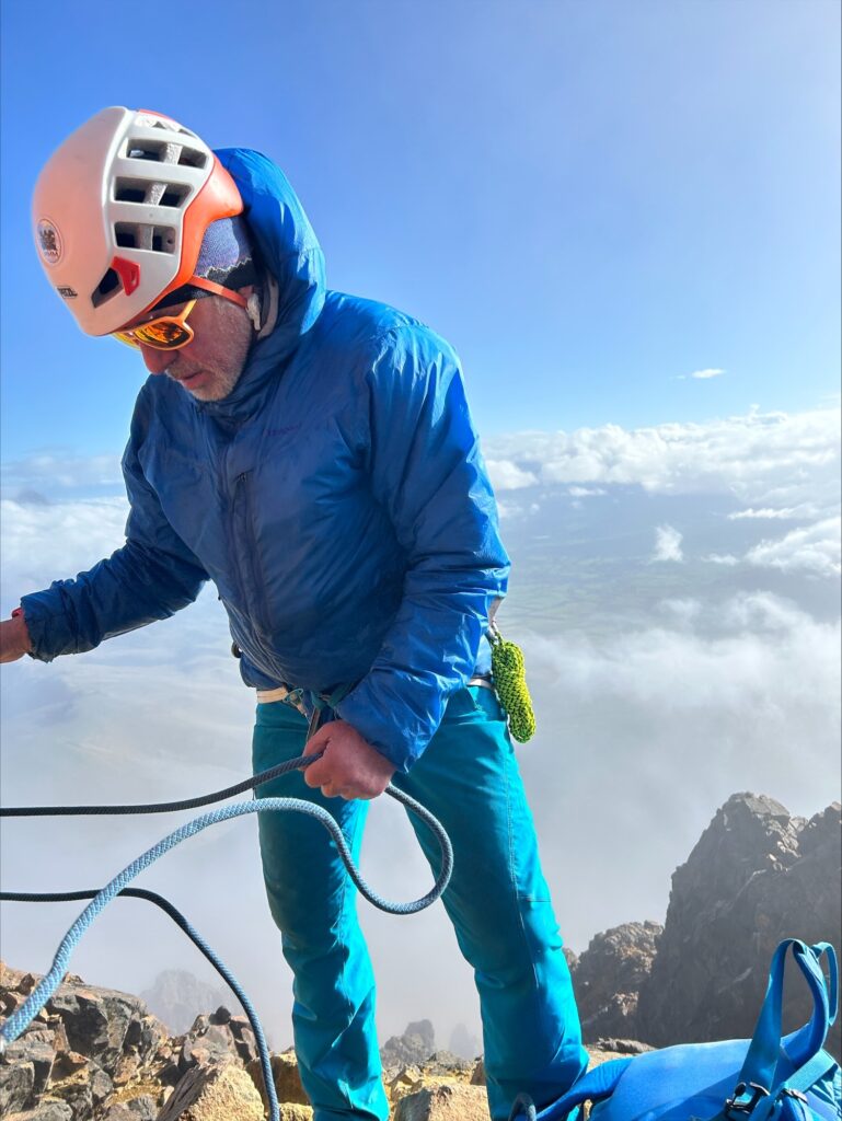 The team summited Iliniza Norte! Unable to take a team photo as the summit platform itself is about 8 inches in diameter.